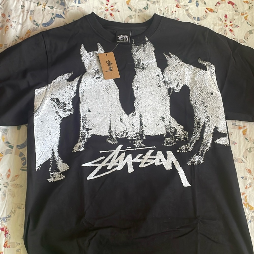 Stüssy Doberman tee with tags